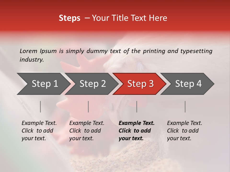 Farm Comb Rooster PowerPoint Template
