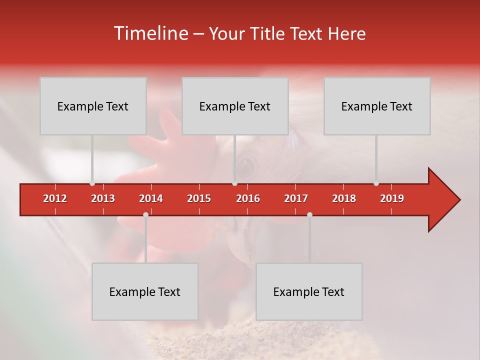 Farm Comb Rooster PowerPoint Template