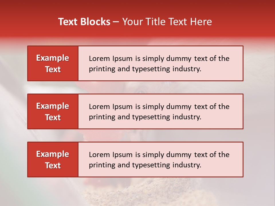 Farm Comb Rooster PowerPoint Template