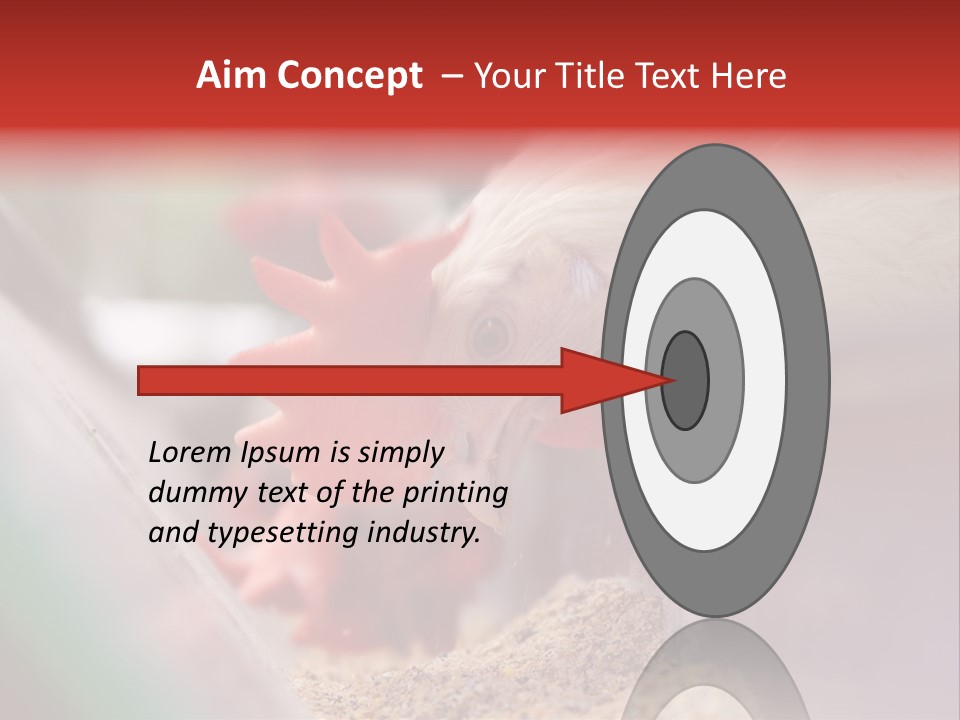 Farm Comb Rooster PowerPoint Template