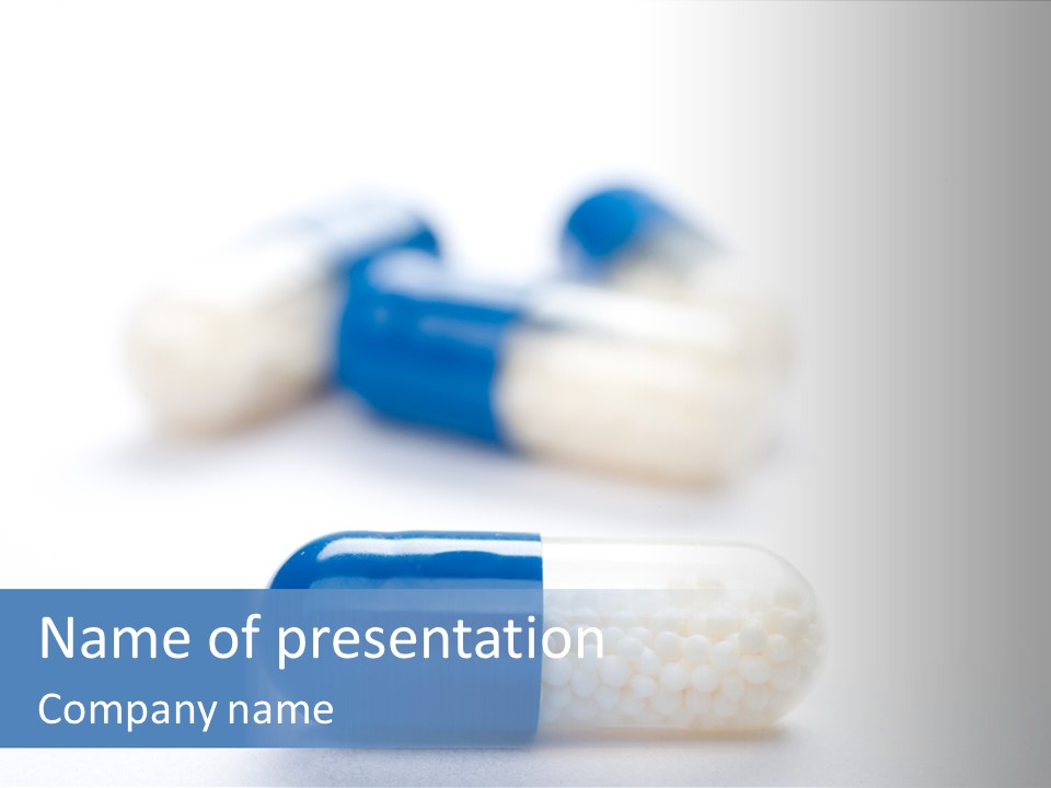 Narcotic White Doctor PowerPoint Template