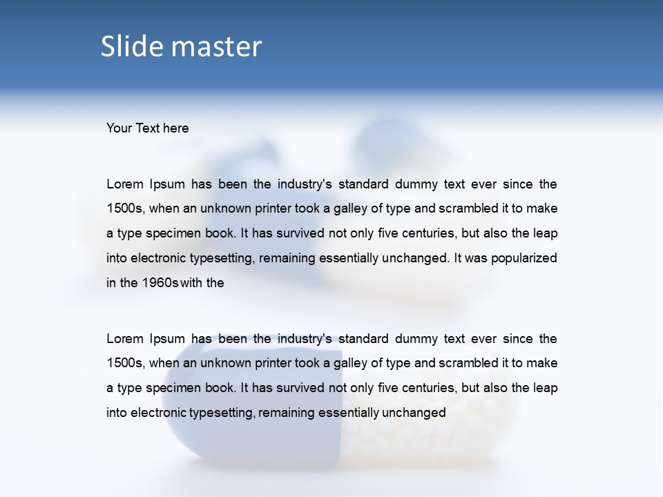 Narcotic White Doctor PowerPoint Template