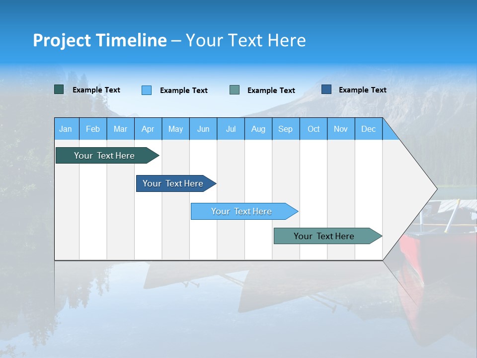 Outdoors Small Crafts Banff National Park PowerPoint Template
