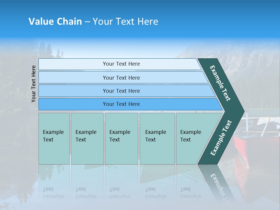 Outdoors Small Crafts Banff National Park PowerPoint Template