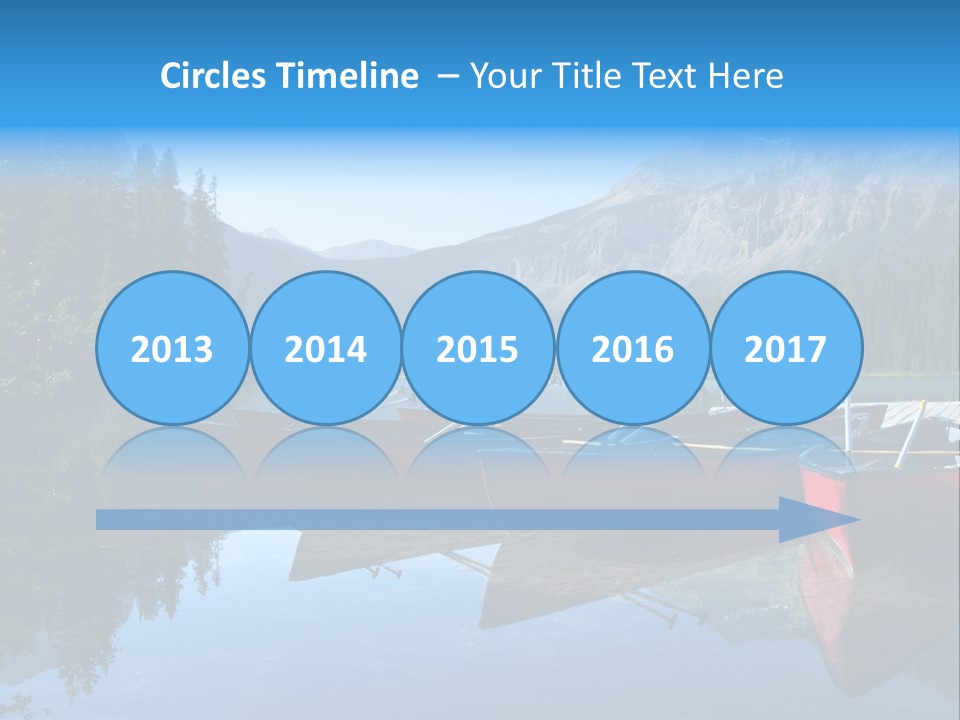 Outdoors Small Crafts Banff National Park PowerPoint Template