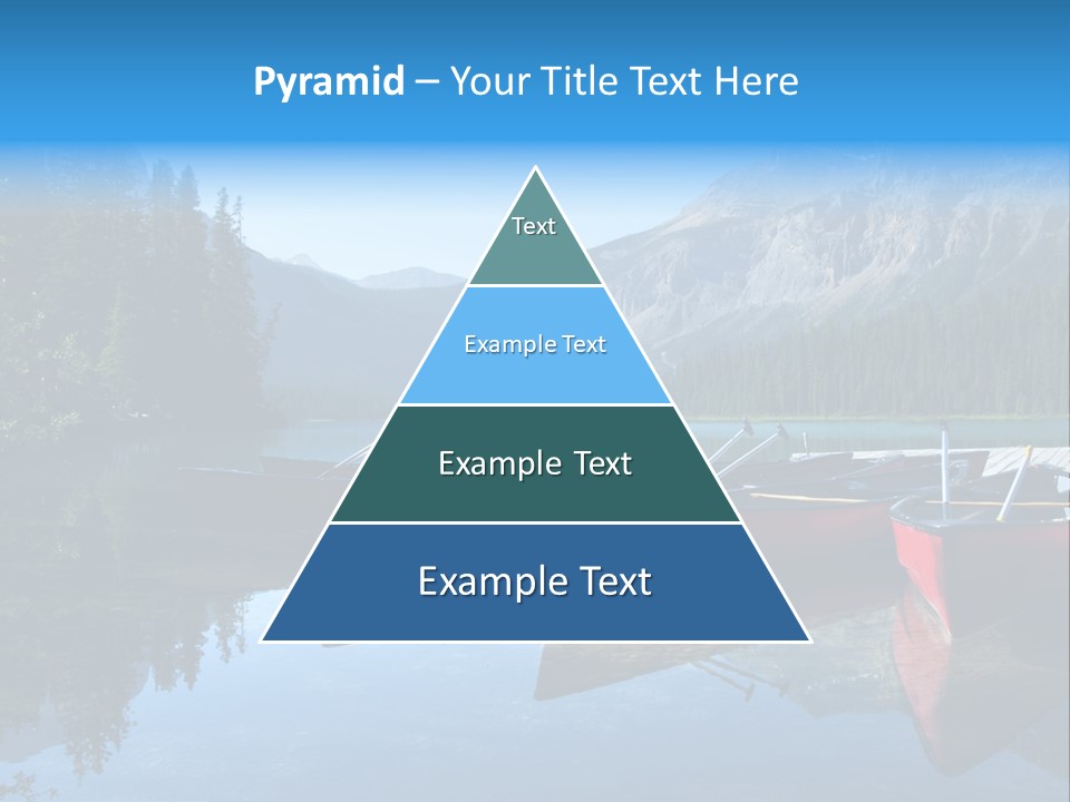 Outdoors Small Crafts Banff National Park PowerPoint Template