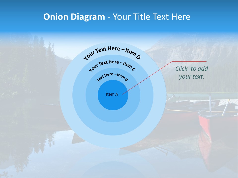 Outdoors Small Crafts Banff National Park PowerPoint Template