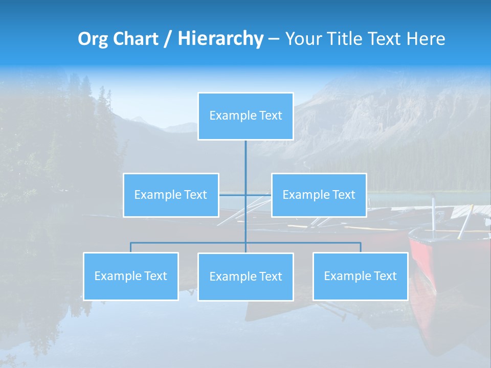 Outdoors Small Crafts Banff National Park PowerPoint Template