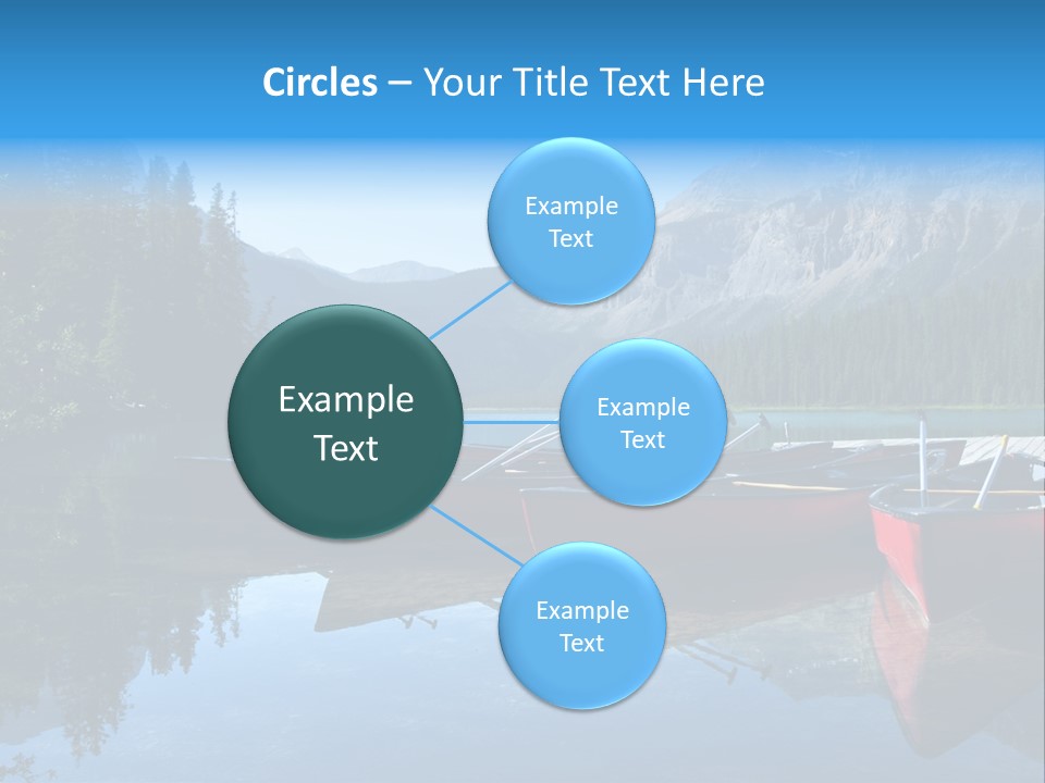 Outdoors Small Crafts Banff National Park PowerPoint Template