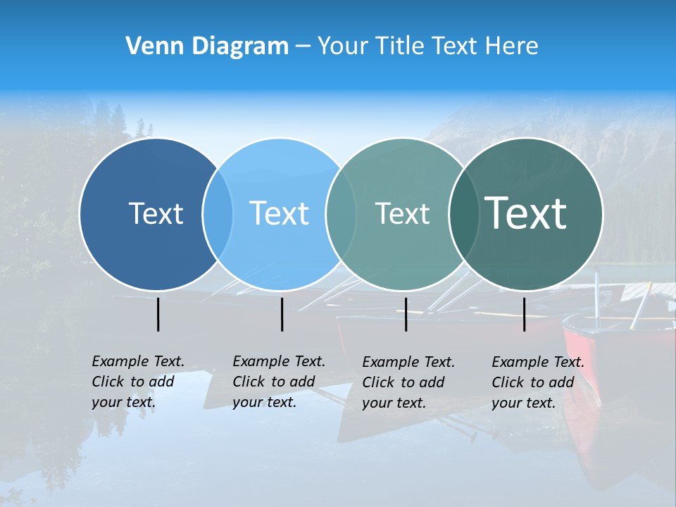 Outdoors Small Crafts Banff National Park PowerPoint Template