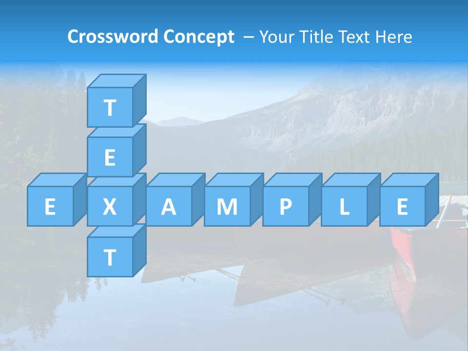 Outdoors Small Crafts Banff National Park PowerPoint Template