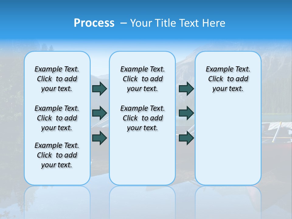 Outdoors Small Crafts Banff National Park PowerPoint Template