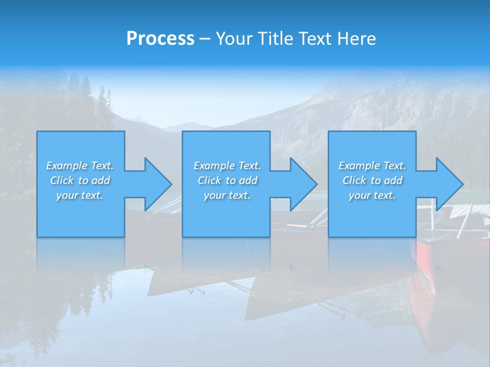 Outdoors Small Crafts Banff National Park PowerPoint Template