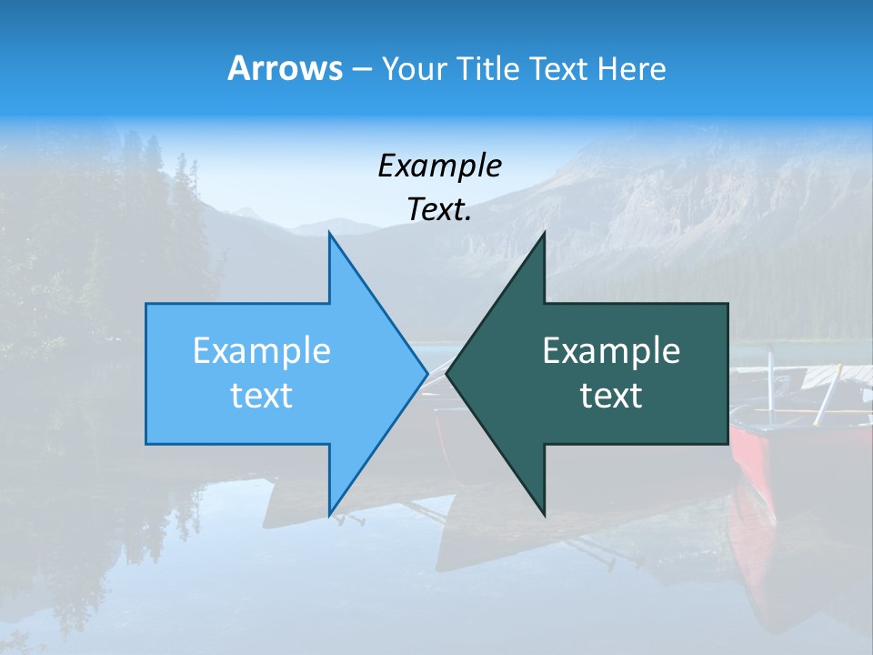 Outdoors Small Crafts Banff National Park PowerPoint Template