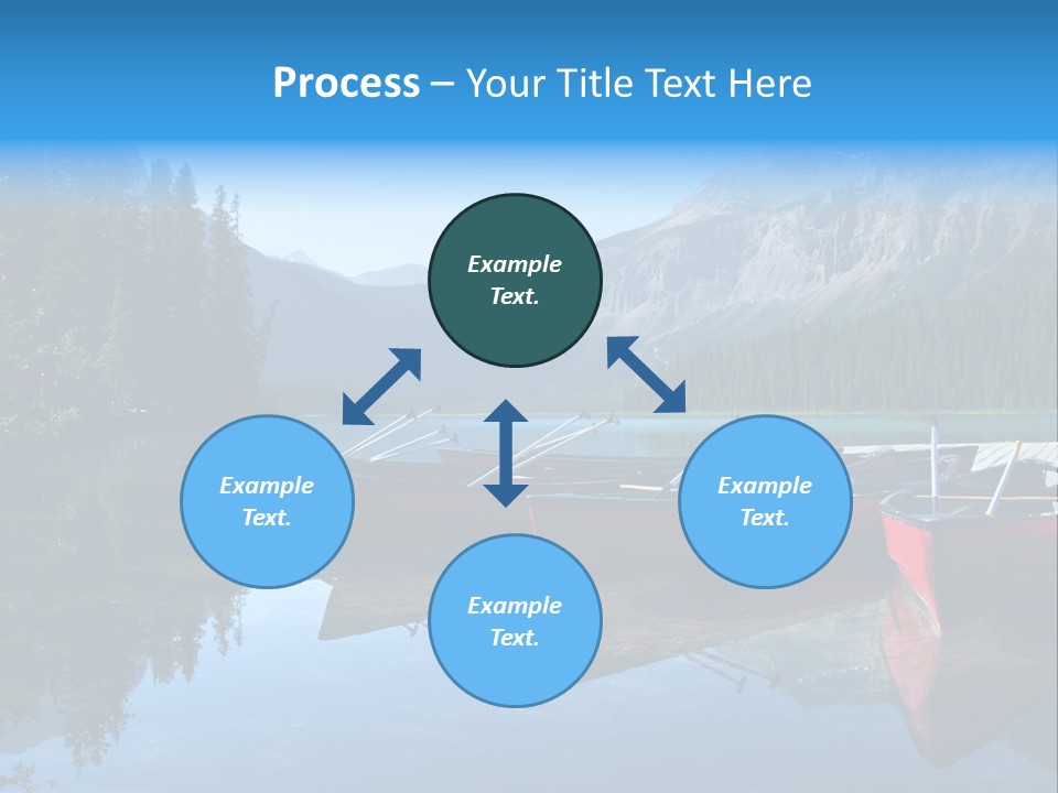 Outdoors Small Crafts Banff National Park PowerPoint Template