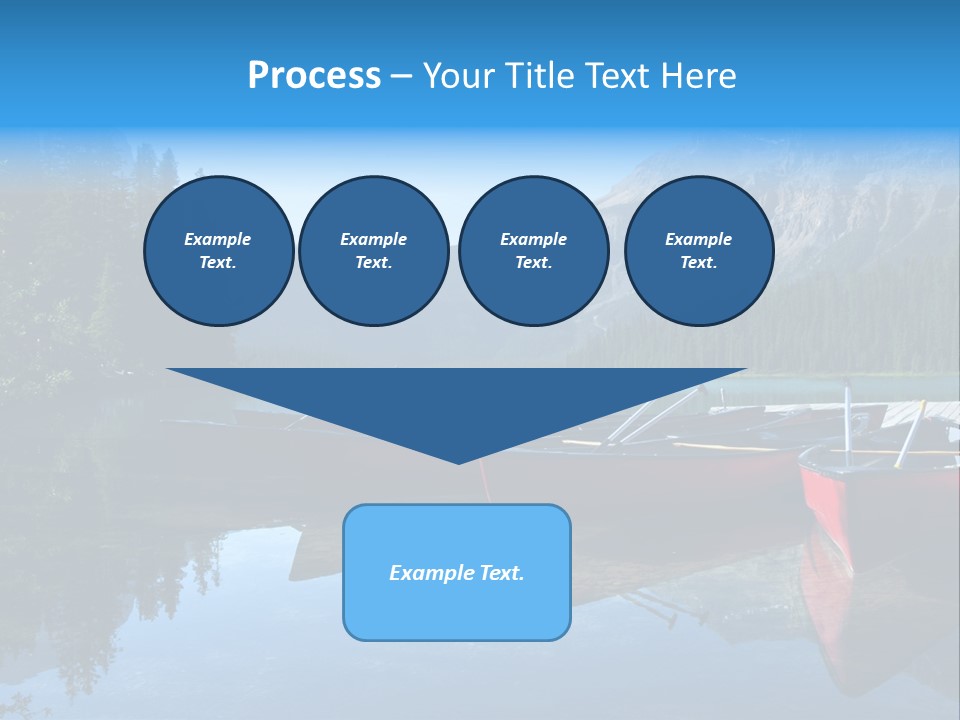 Outdoors Small Crafts Banff National Park PowerPoint Template