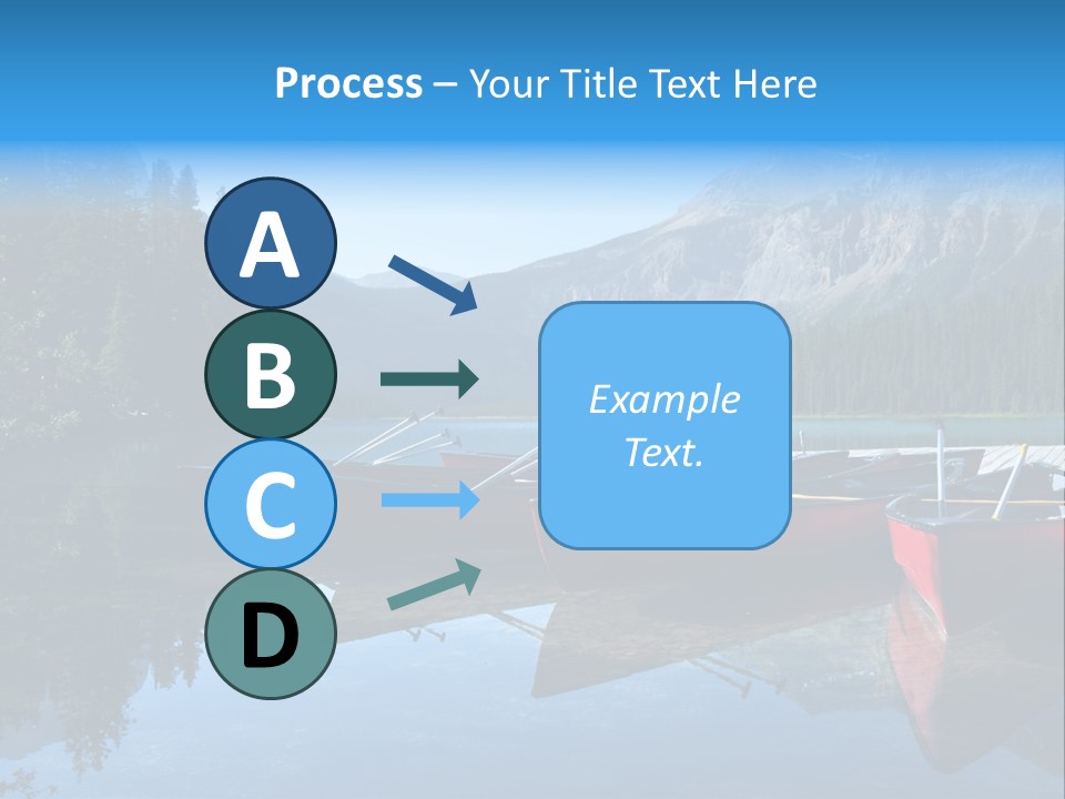 Outdoors Small Crafts Banff National Park PowerPoint Template