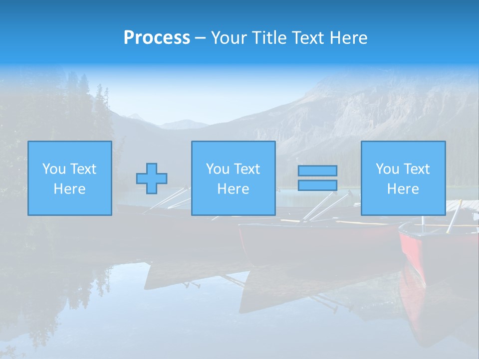 Outdoors Small Crafts Banff National Park PowerPoint Template