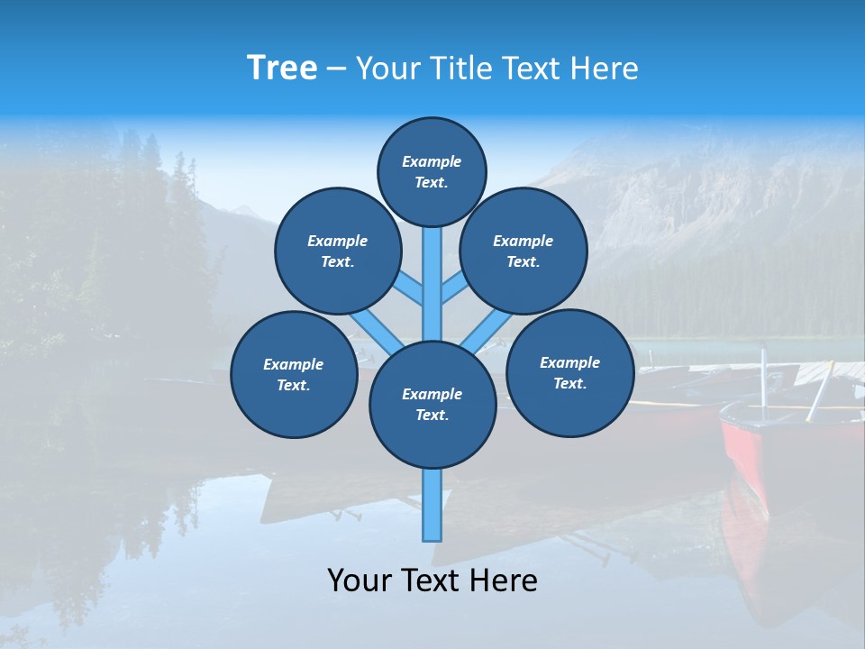 Outdoors Small Crafts Banff National Park PowerPoint Template