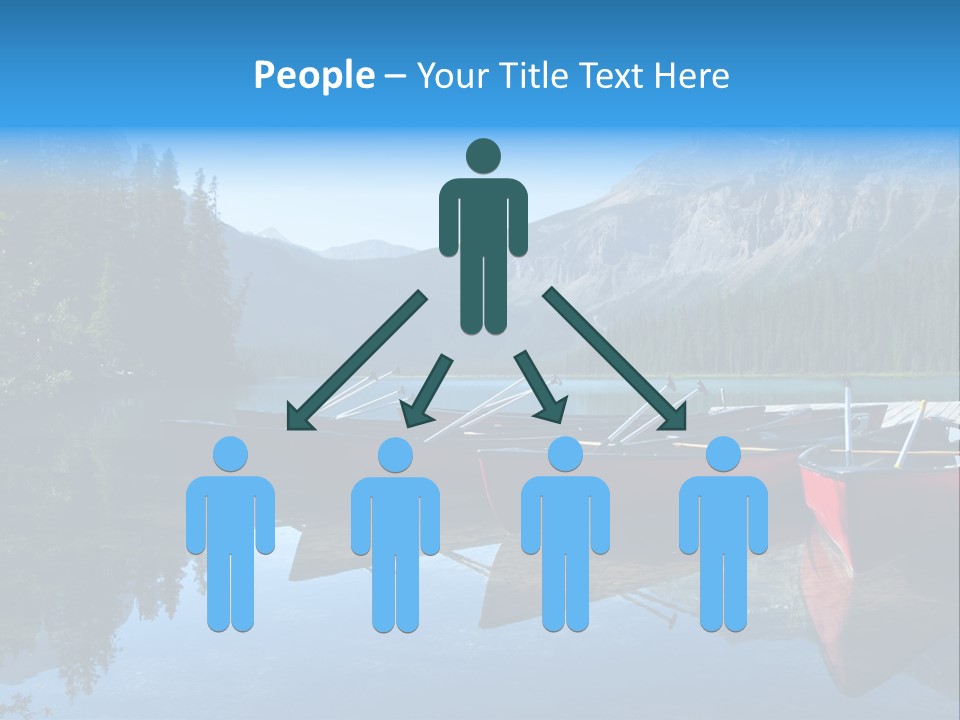 Outdoors Small Crafts Banff National Park PowerPoint Template