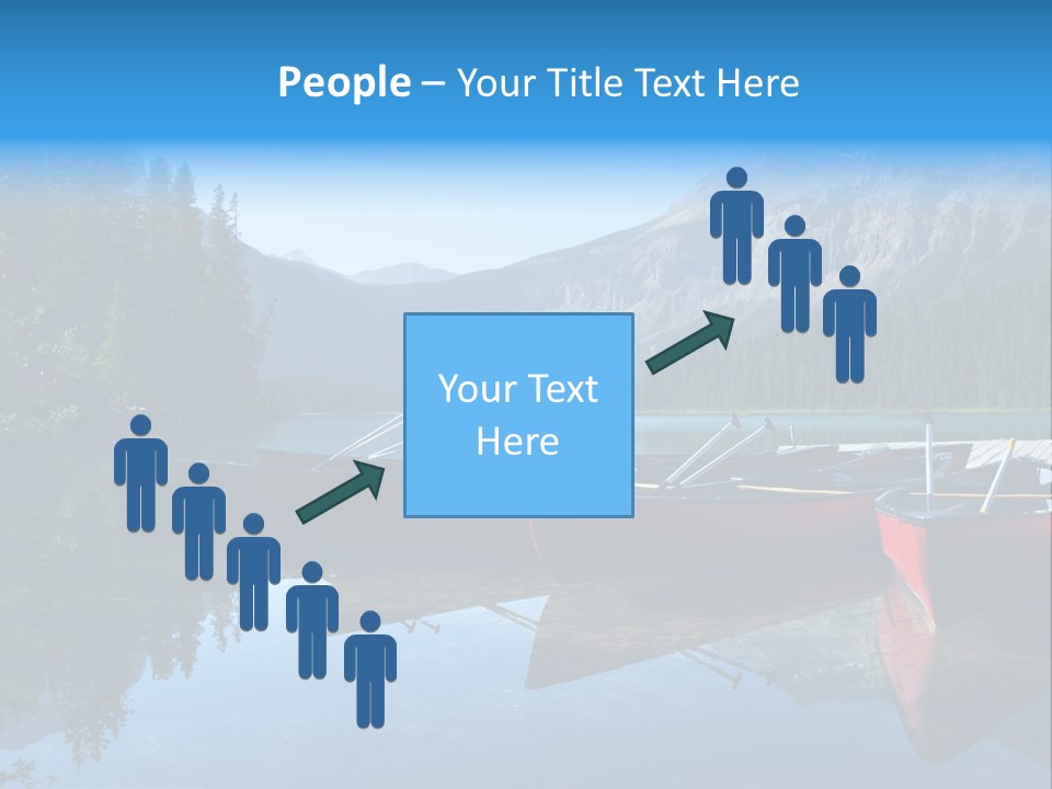 Outdoors Small Crafts Banff National Park PowerPoint Template