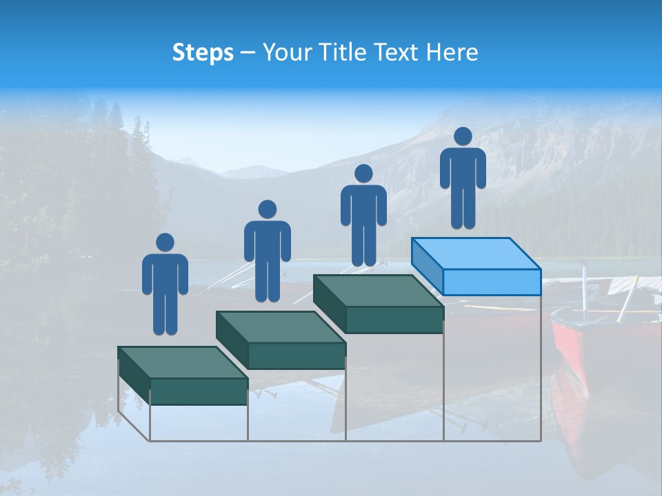 Outdoors Small Crafts Banff National Park PowerPoint Template