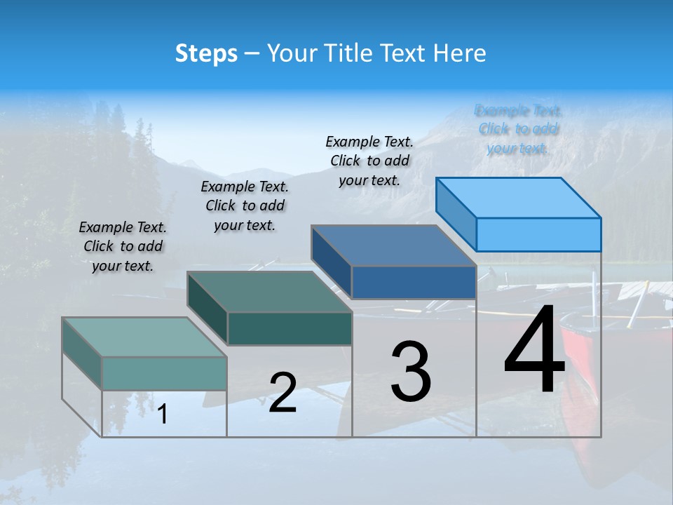 Outdoors Small Crafts Banff National Park PowerPoint Template