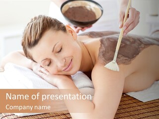 Natural Female Cream PowerPoint Template