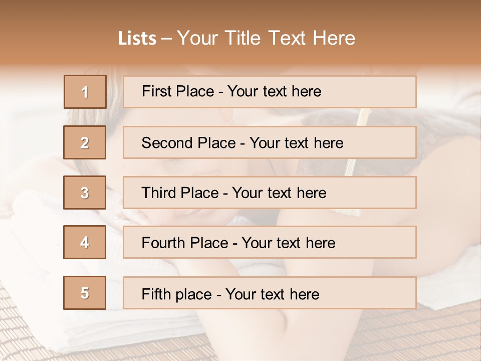 Natural Female Cream PowerPoint Template