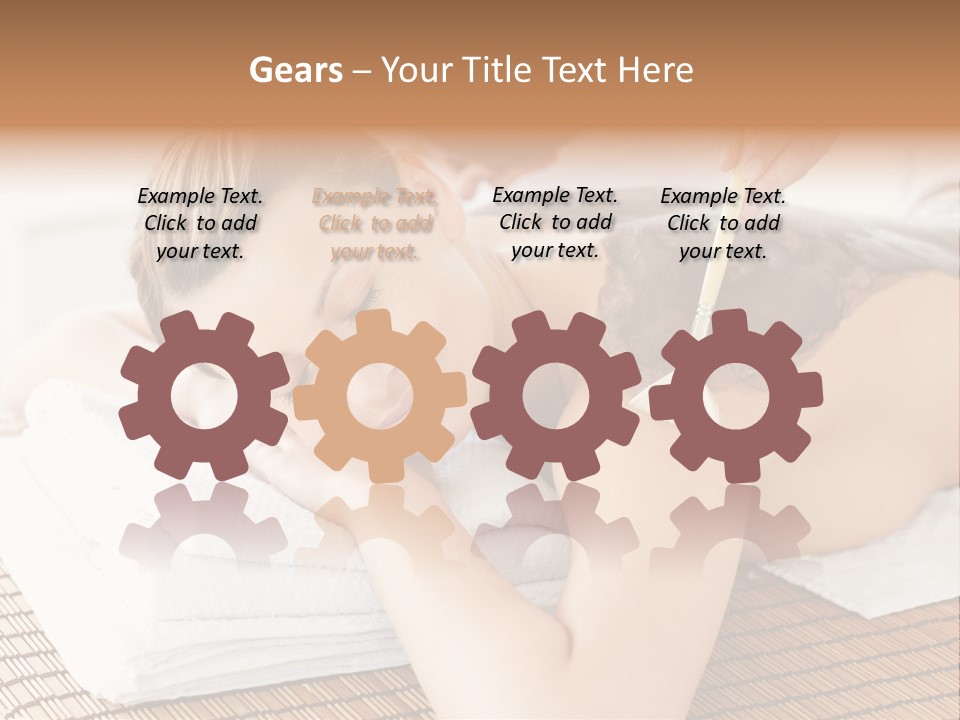 Natural Female Cream PowerPoint Template