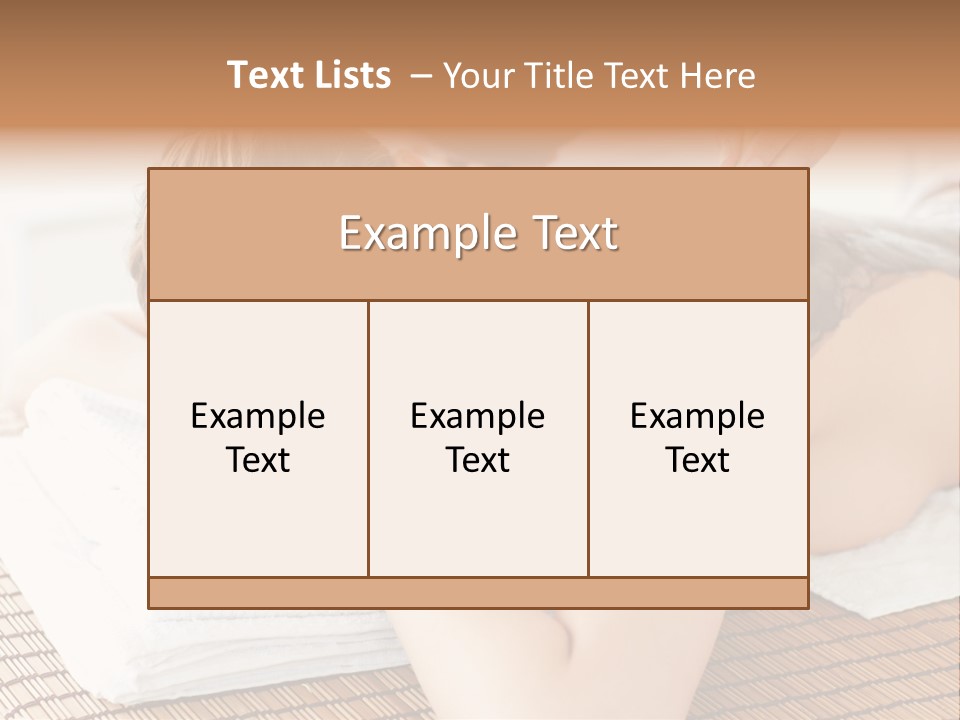 Natural Female Cream PowerPoint Template