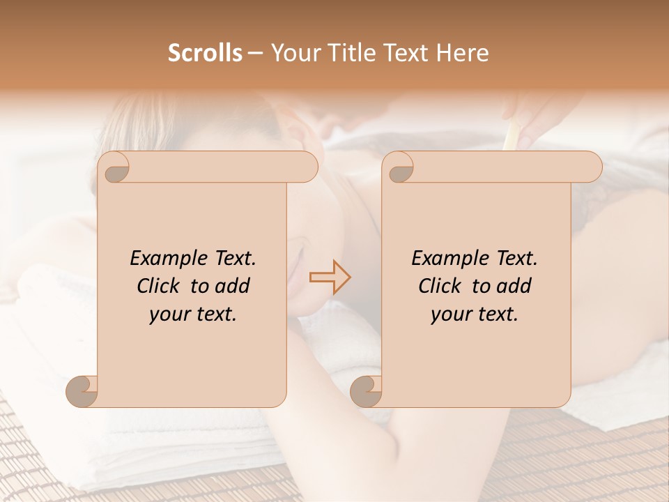Natural Female Cream PowerPoint Template