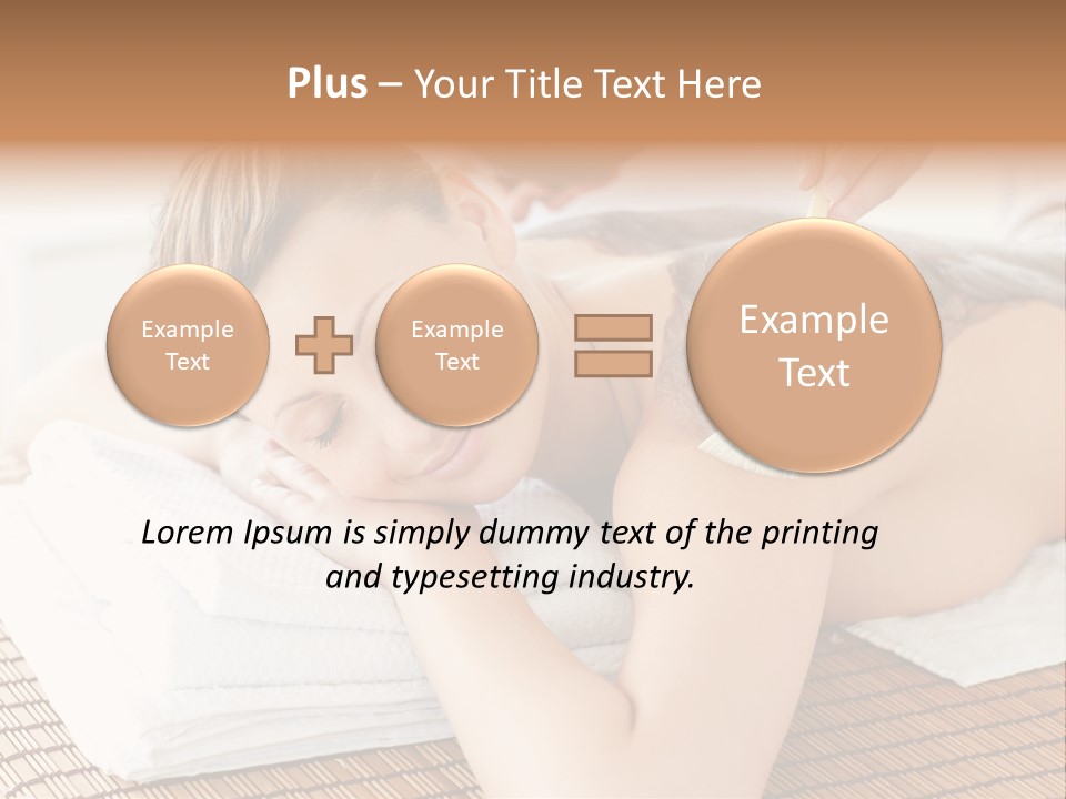 Natural Female Cream PowerPoint Template
