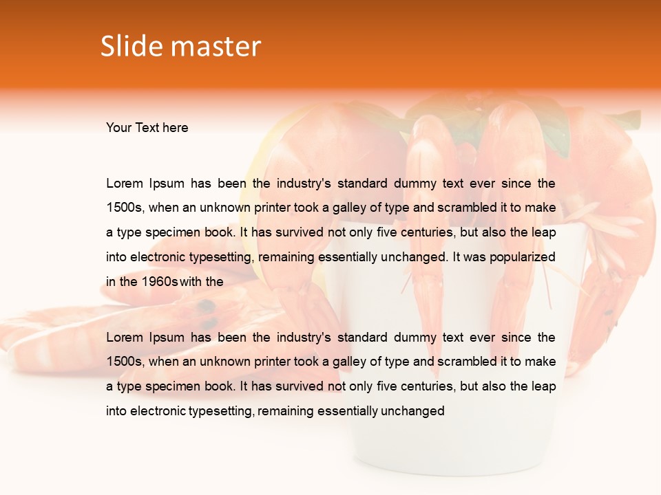 Gastronomy Isolated Gourmet PowerPoint Template