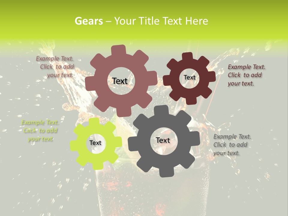 Cocktail Bar Cuba PowerPoint Template