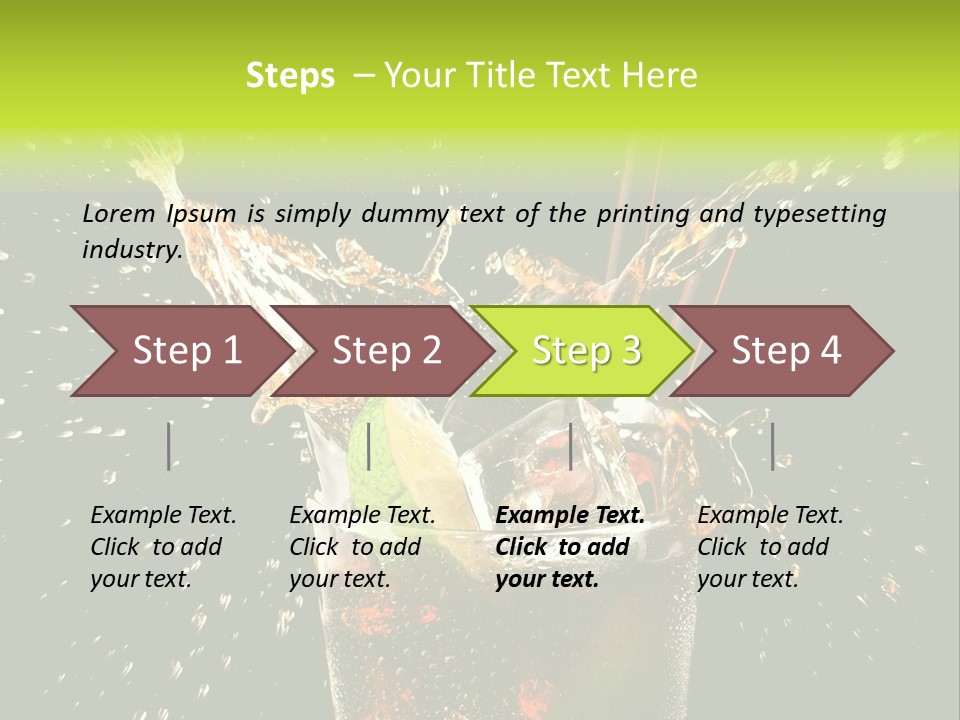 Cocktail Bar Cuba PowerPoint Template