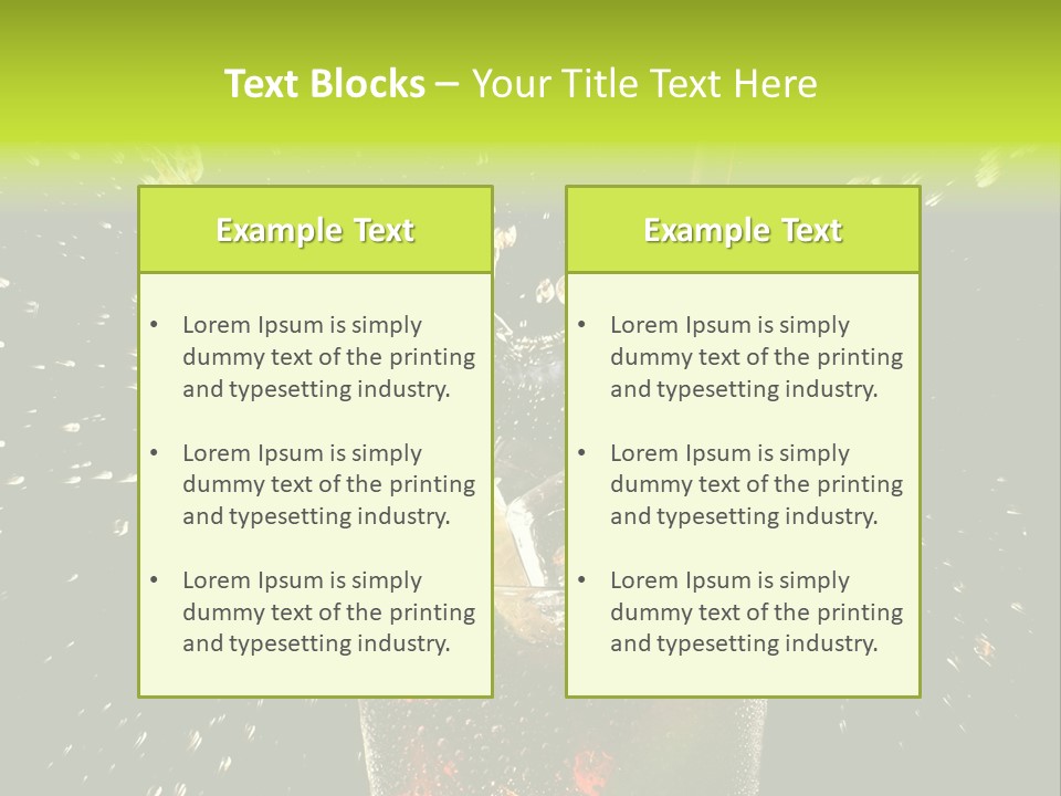 Cocktail Bar Cuba PowerPoint Template