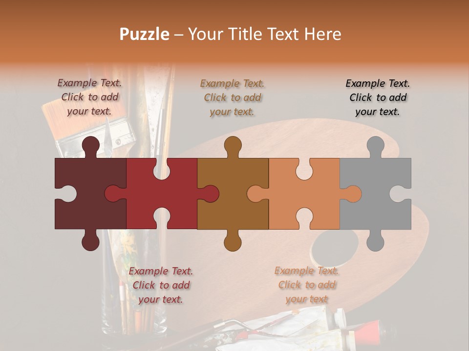 Gift Life Piece PowerPoint Template