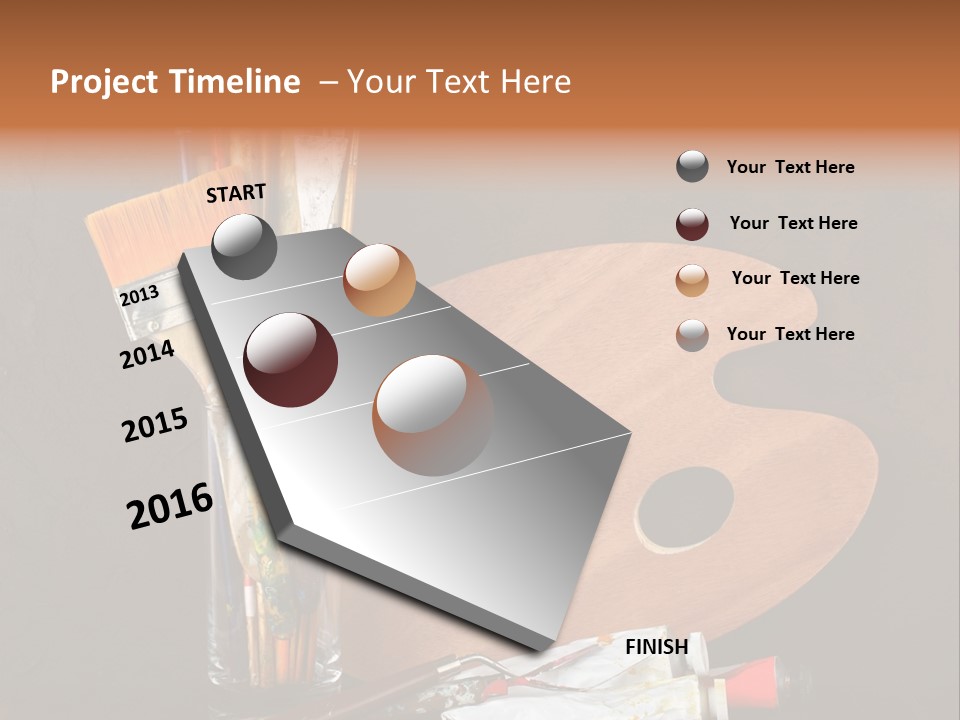 Gift Life Piece PowerPoint Template