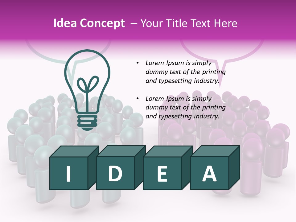 Group Dynamics Division Communication PowerPoint Template