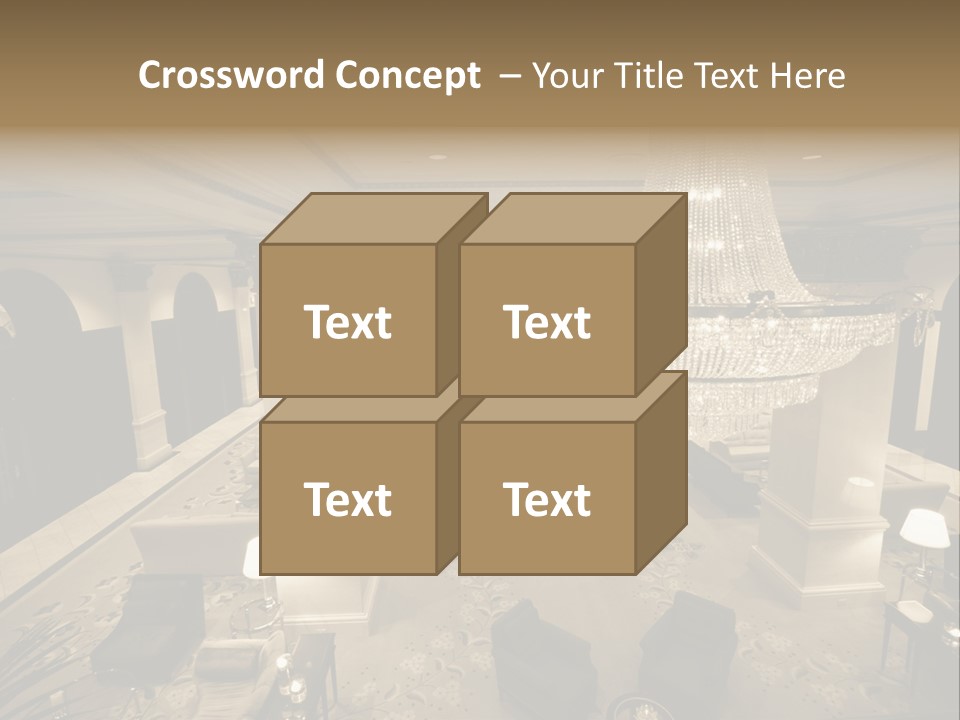 Wide Angle Chairs PowerPoint Template