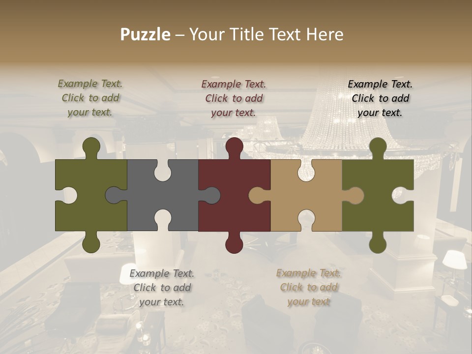 Wide Angle Chairs PowerPoint Template