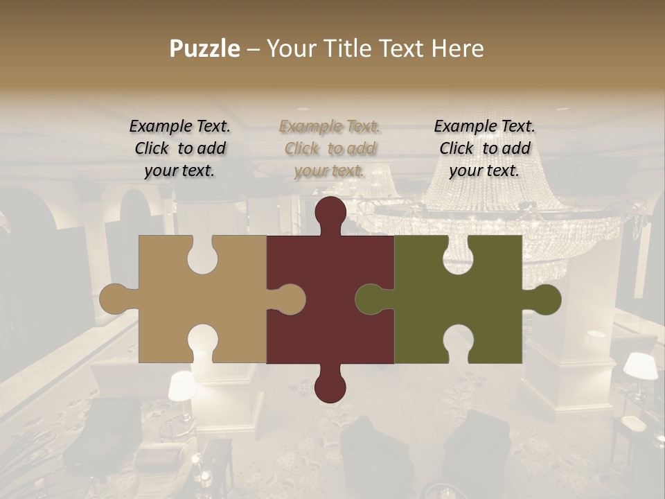 Wide Angle Chairs PowerPoint Template