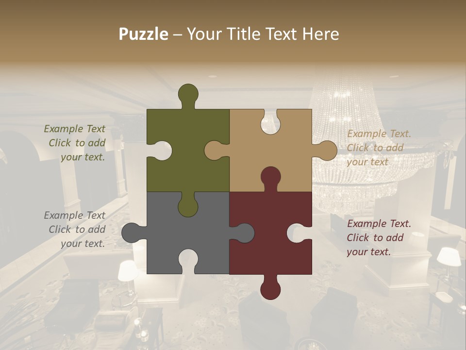 Wide Angle Chairs PowerPoint Template