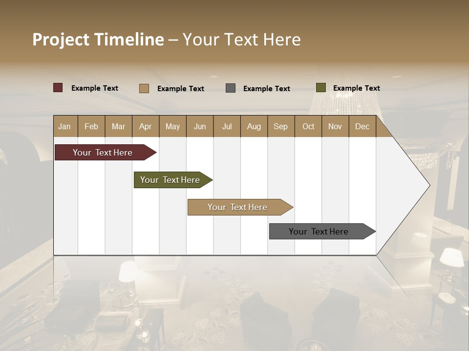Wide Angle Chairs PowerPoint Template