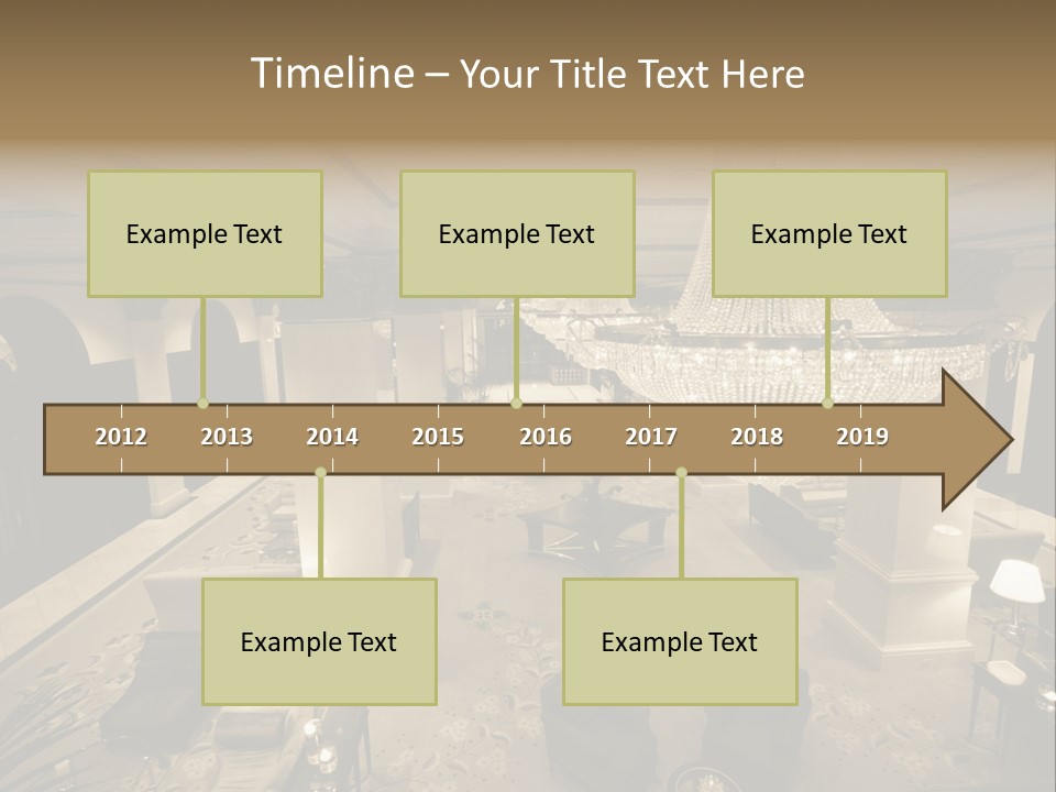 Wide Angle Chairs PowerPoint Template