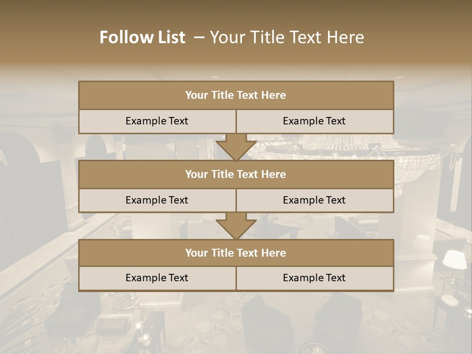 Wide Angle Chairs PowerPoint Template