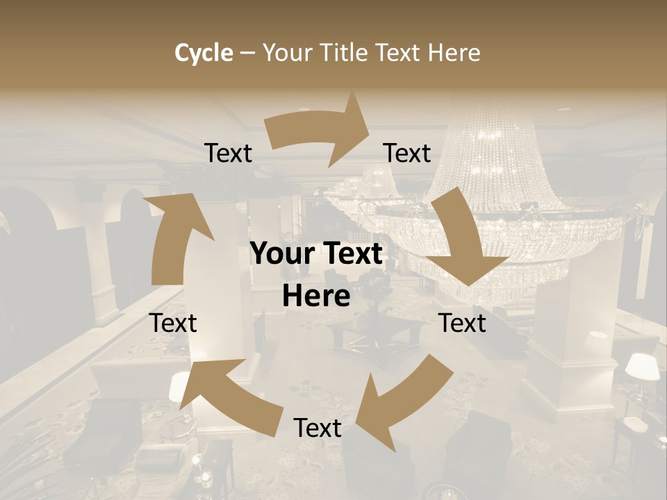 Wide Angle Chairs PowerPoint Template
