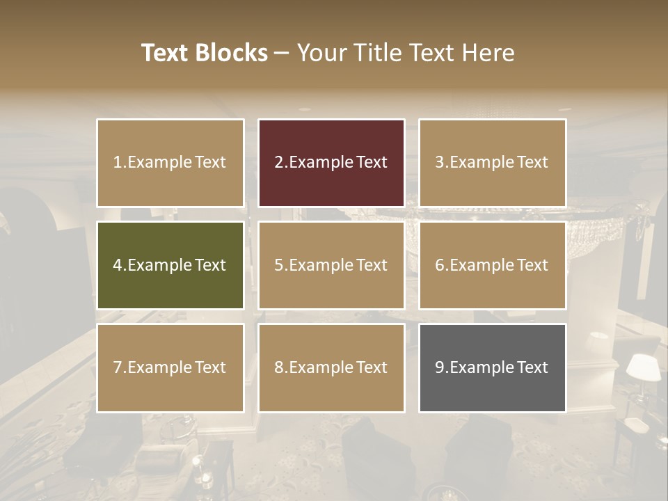 Wide Angle Chairs PowerPoint Template