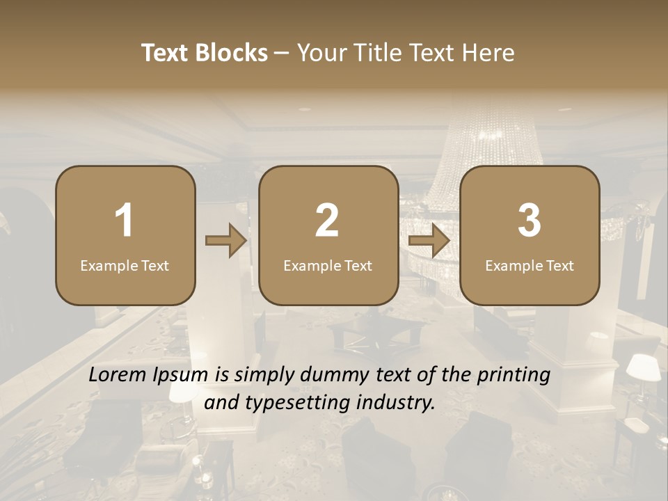 Wide Angle Chairs PowerPoint Template
